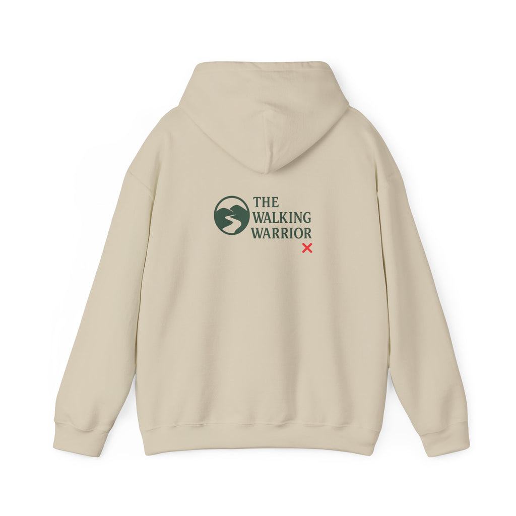 The Walking Warrior Sweatshirt, Cozy Unisex Hoodie, Inspirational Gift for Fitness Lovers, Motivational Apparel, Perfect for Spring and Fall