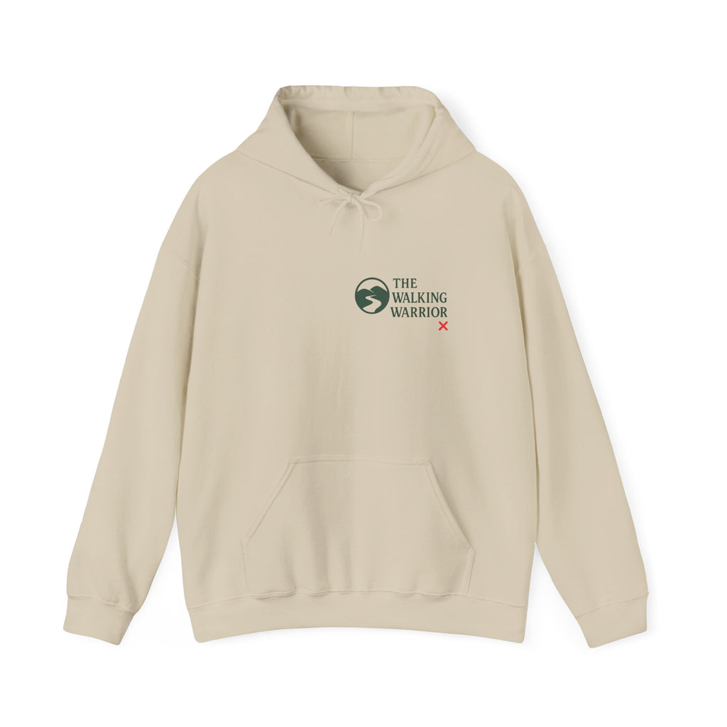 The Walking Warrior Sweatshirt, Cozy Unisex Hoodie, Inspirational Gift for Fitness Lovers, Motivational Apparel, Perfect for Spring and Fall